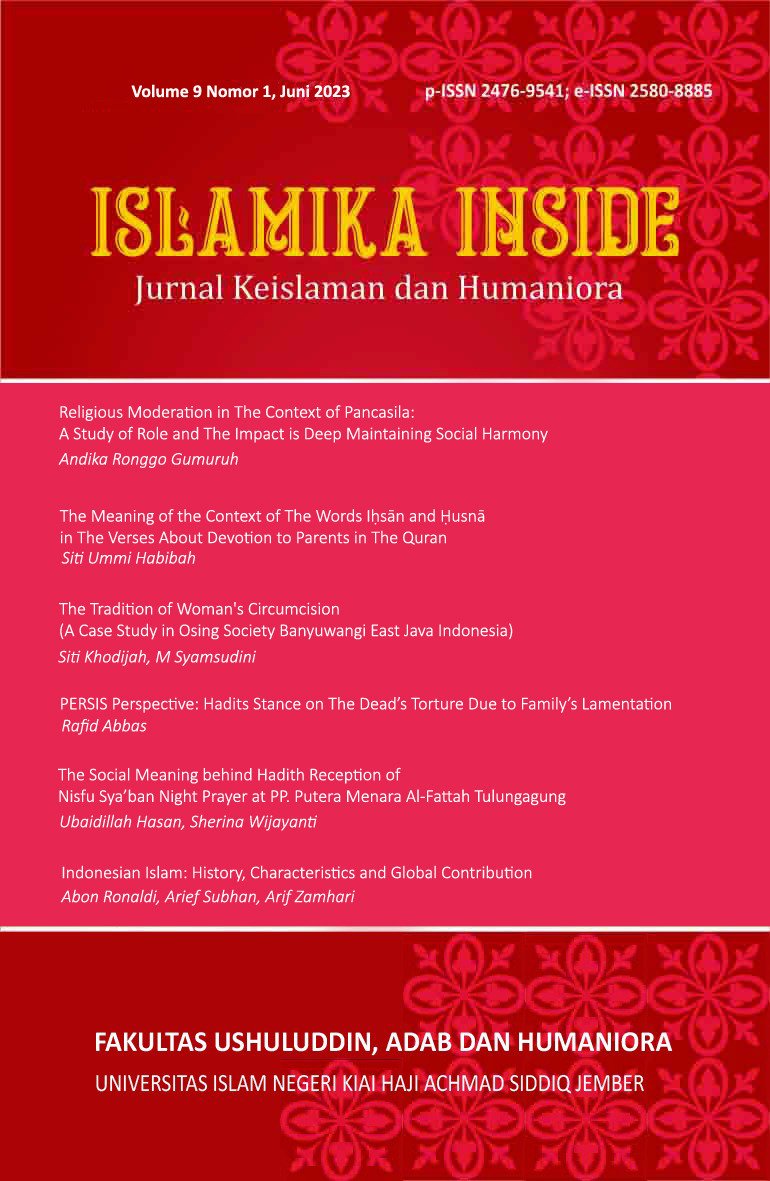 Islamika Inside: Jurnal Keislaman dan Humaniora 