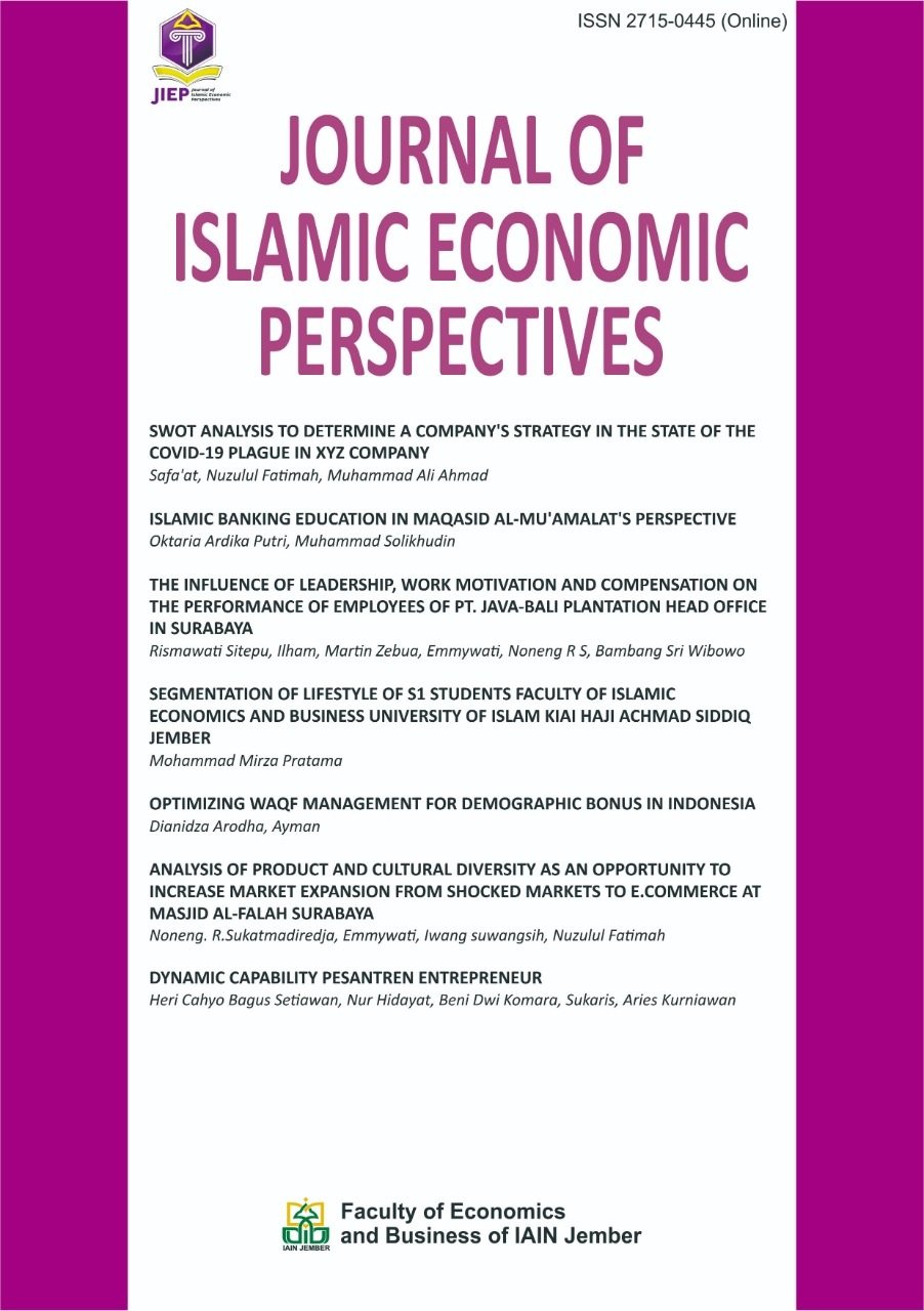 JIEP: The Journal of Islamic Economics Perspective